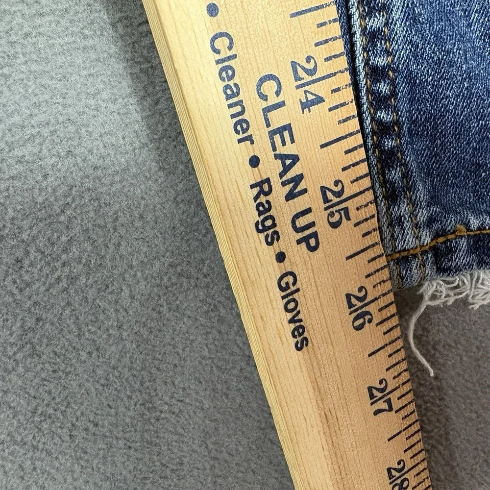 Rag & Bone Dre Low Rise Slim Boyfriend Jeans Size 28 Raw Hem Blue - Picture 9 of 9